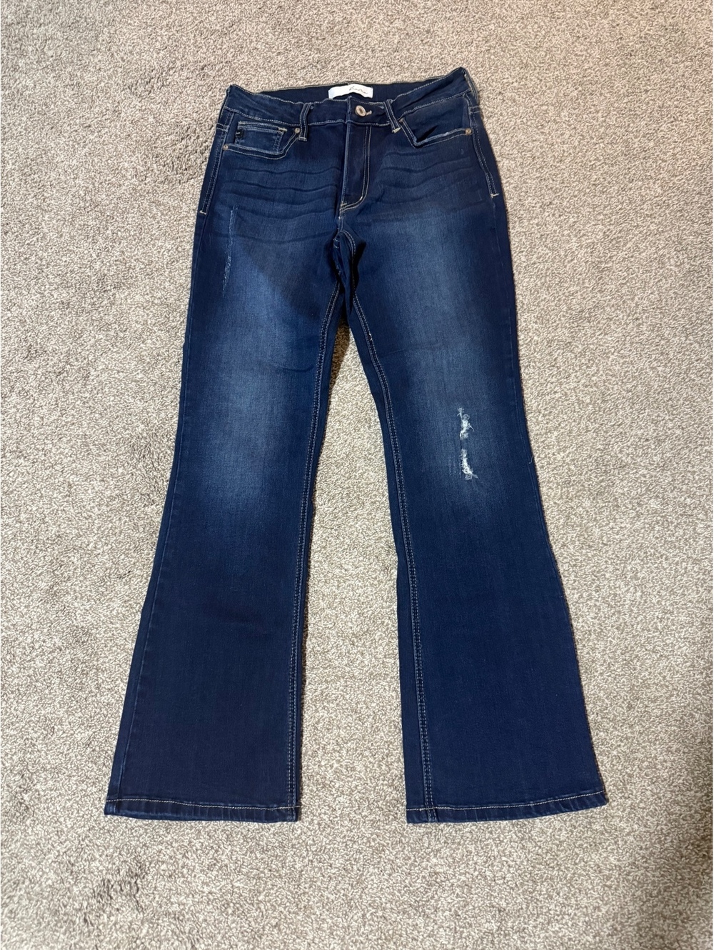 KanCan Dark Blue Flared Jeans Size 28